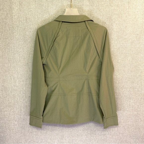 ROYAL ROBBINS VEST to Convertible Jacket Raincoat UPF 30+ SMALL Green NWT - Picture 5 of 10